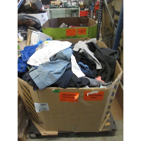 Skid of Overstock & Customer Return Clothing - As Is
