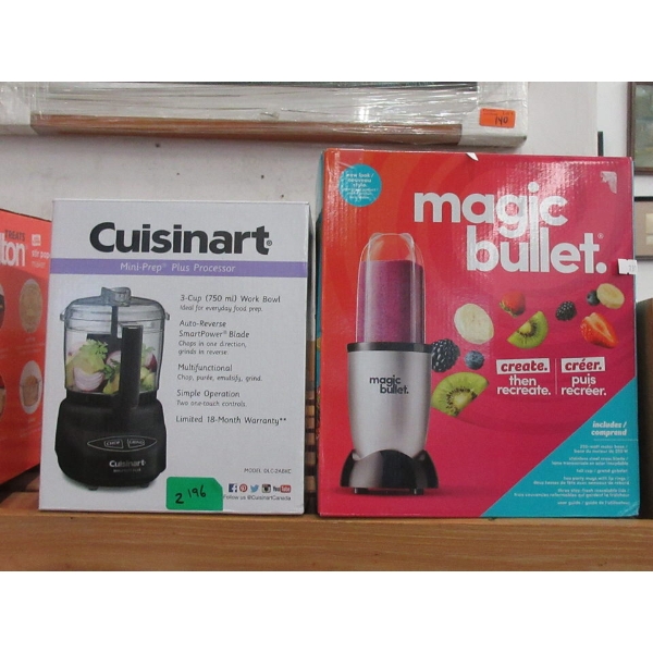 Magic Bullet & Cuisinart Mini-Prep Machine