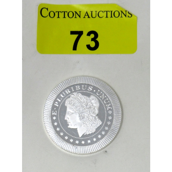1 Oz .999 Silver E.Pluribus.Unum Round 