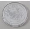 Image 1 : 2 Oz .999 Silver 2015 Year of the Goat Coin 