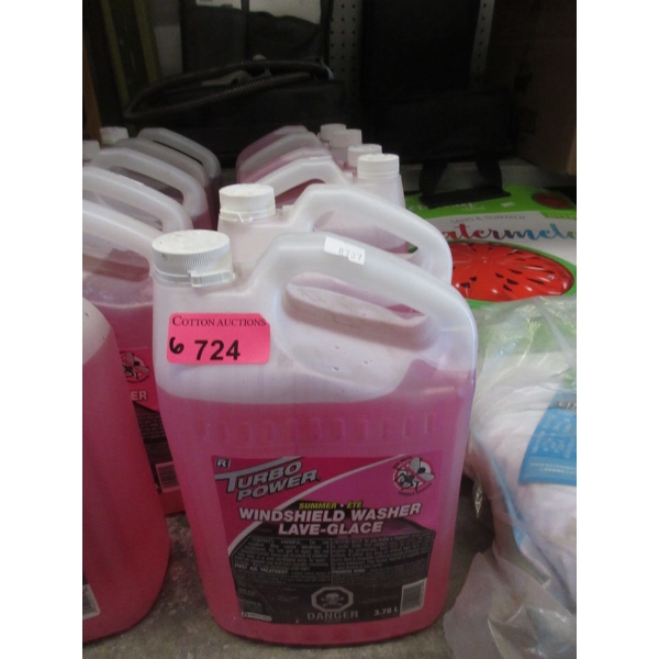 6 x 3.78 L  Summer Windshield Washer Fluid