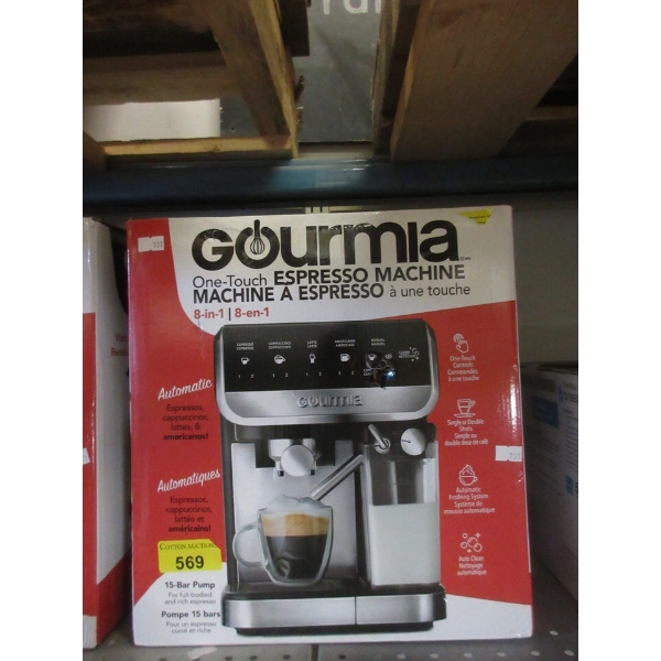 Gourmia One-Touch 8-in1 Espresso Machine