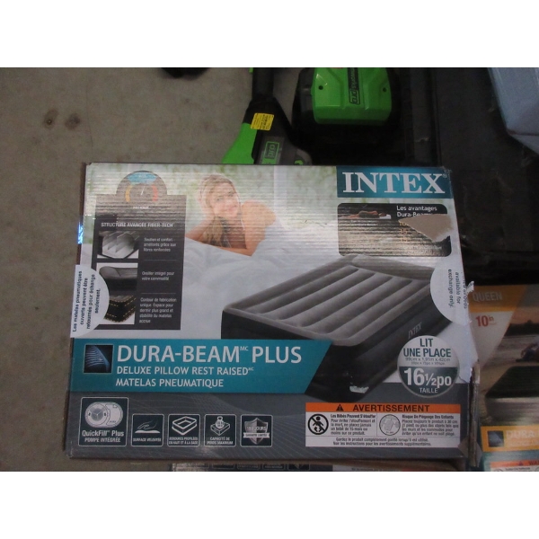 Intex Twin Size Inflatable Dura-Beam Air Bed