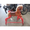 Image 1 : Rocket Riding Spring Horse with Covered Springs