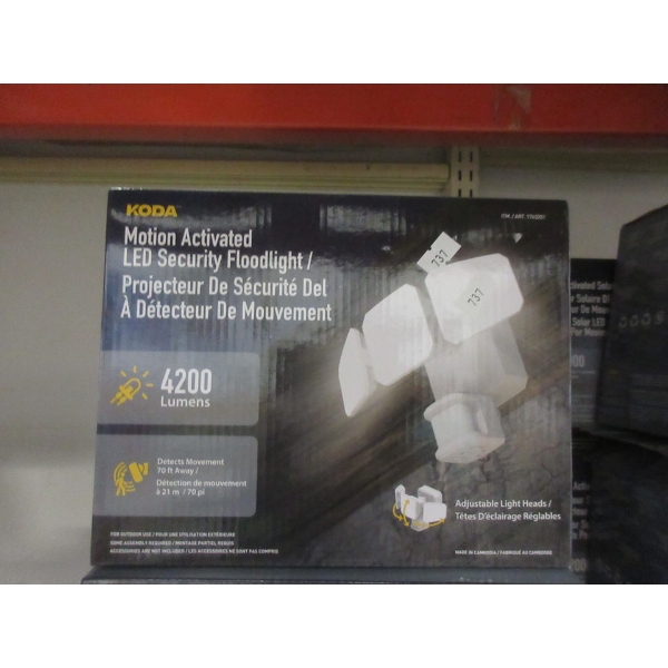 KODA Motion Activated LED Security Floodlight