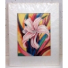 Image 1 : Original Shirley Kolb Watercolour - "Pink Flower" 