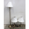 Image 1 : New 3 Piece Floor & Table Lamp Set