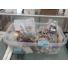 Image 1 : 5 Pound Bin of Assorted Preowned & New Jewelry 