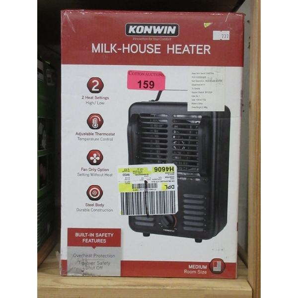Konwin Milk-House Heater - Steel Body