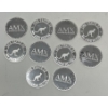 Image 1 : 10 x 1/10 Oz .999 Silver AMX Rounds 