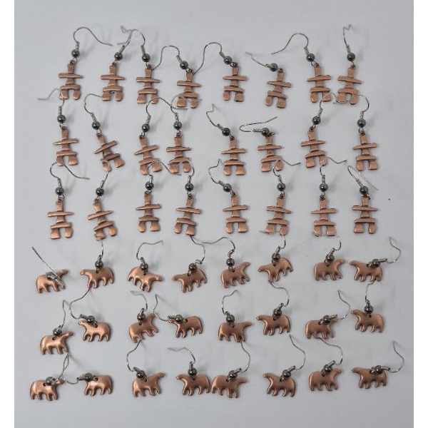 Brand New Lot of Copper Earrings