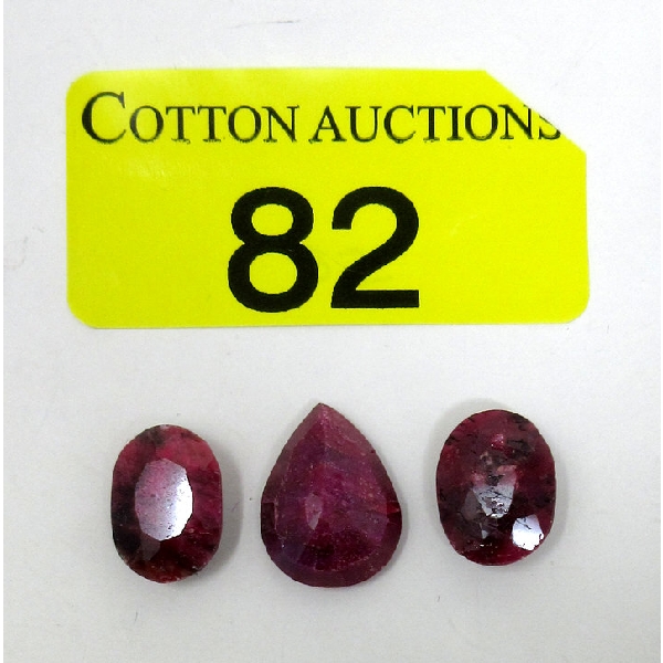 35.5 CTW Loose Ruby Gemstones