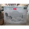 Image 1 : New 60 Piece Dinnerware Combo Set with Flatware