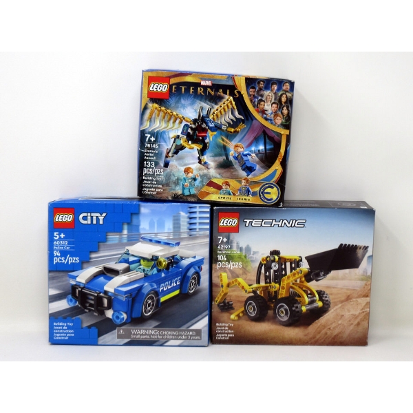3 New LEGO Building Sets - Age 7+ & 5+