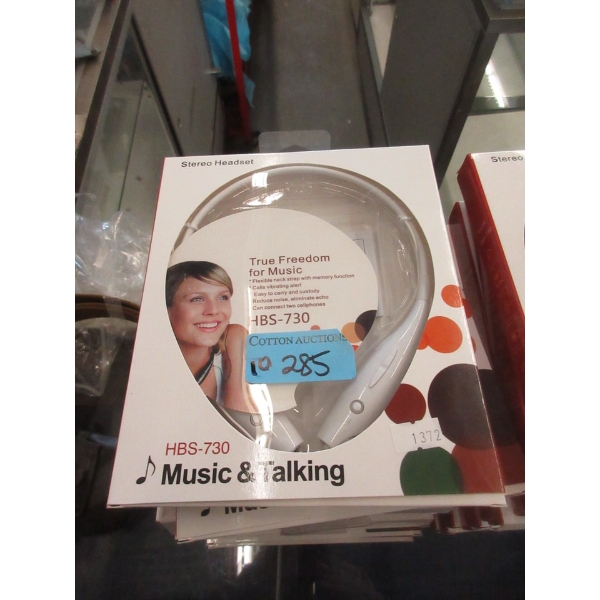 10 New HBS-730 Stereo Headsets - White