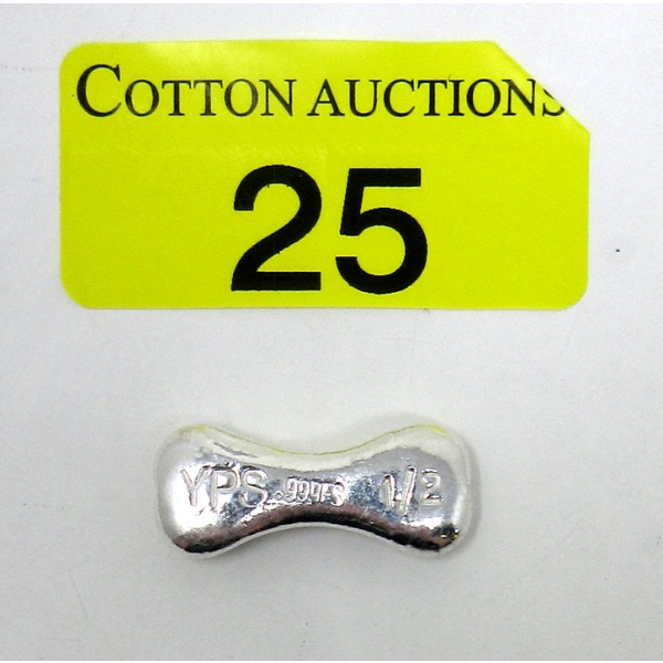 1/2 Oz .999 Silver YPS 2D Bone