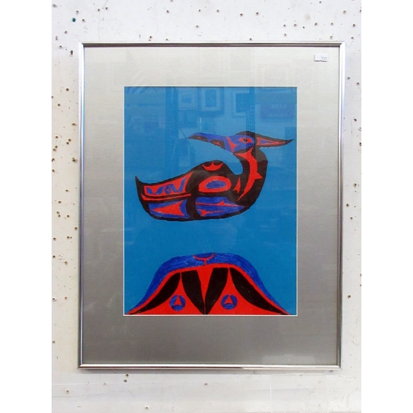 Original Acrylic on Canvas Paper  Loon Dreams 