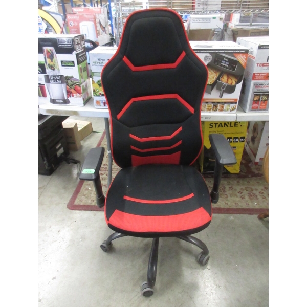 Black & Red Office Chair - Preowned - As Is