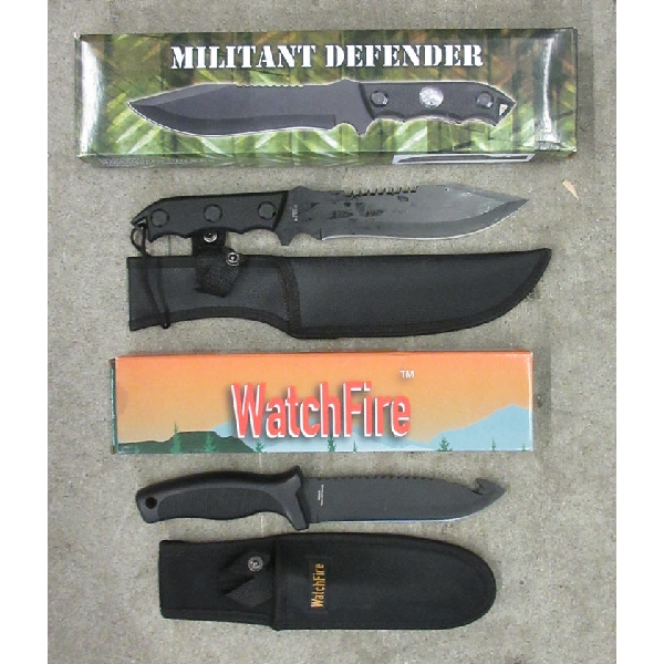 New Militant Defender & New Watch Fire Knife