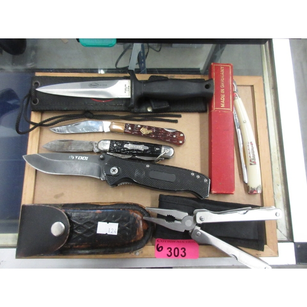 6 Piece Lot of Assorted Knives - Preowned