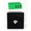 Image 3 : New Green Amethyst & Diamond Ring