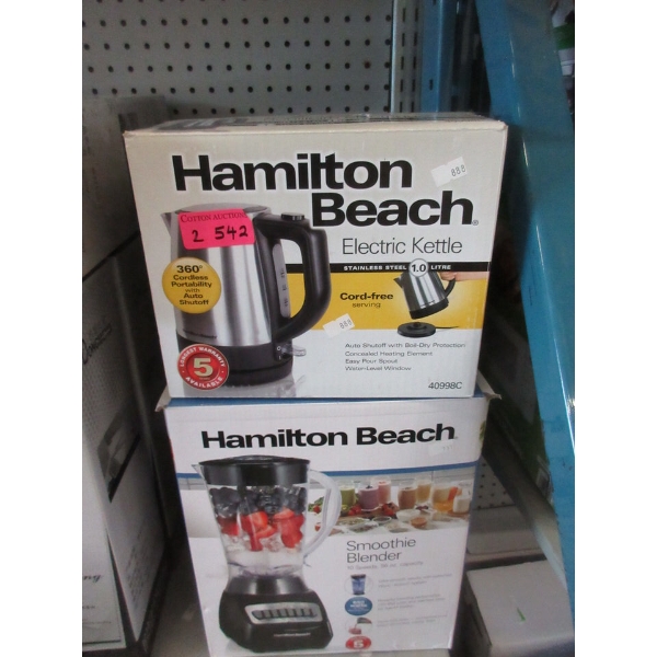 Hamilton Beach Electric Kettle & Smoothie Blender