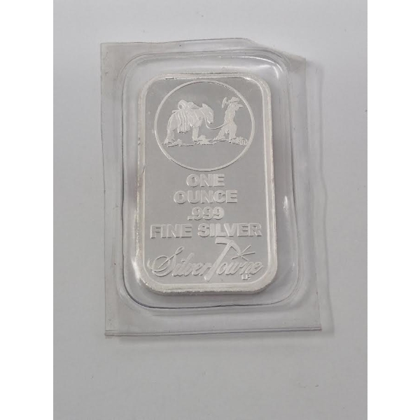 1 Oz .999 Silver Miner/Mule Bar 