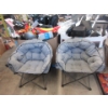 Image 1 : 2 Padded Folding Camp Chairs - Preowned - As Is