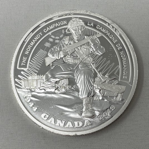 1 Oz .9999 Silver Second World War Battlefront Series Coin 