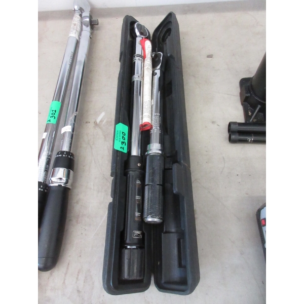 2 Motomaster Torque Wrenches - 1 with case