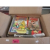 Image 1 : Box of 80 Assorted Vintage Comic Books - Preowned