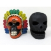 Image 1 : 2 Mayan 4" Tall Baked Pottery Whistles 