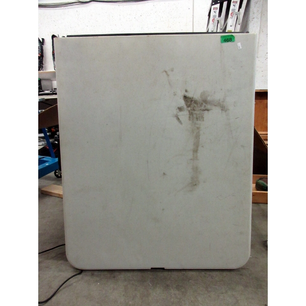 6' Resin Folding Utility Table - 30" Wide