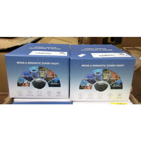 2 New "Starry Night" Remote Night Light Projectors