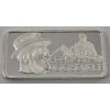 Image 1 : 1 Oz. 999 Silver Franklin D. Roosevelt Bar 