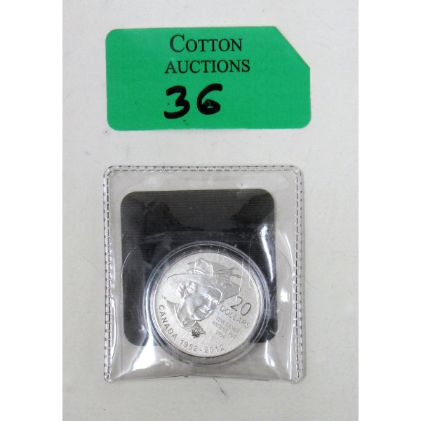 .9999 Silver Diamond Jubilee $20 Coin 