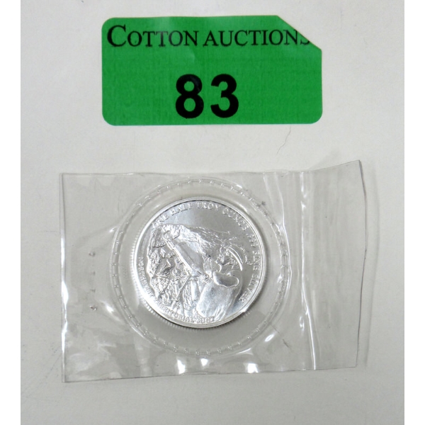 1/2 Oz .999 Silver Pan American Round 