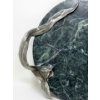 Image 3 : Pewter Handled Marble Cheese Tray by Seagull Pewter