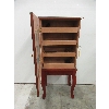 Image 2 : Free Standing 4 Shelf Humidor Cabinet with Key