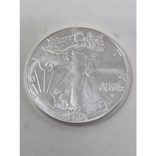 1 Oz .999 Silver 2025 Walking Liberty Coin 