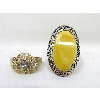 Image 2 : 2 x Sterling Silver Estate Rings 