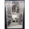 Image 2 : Ron J. Morgain Print - "Northwest Coast Carver" 