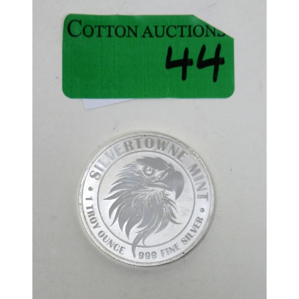 1 Oz .999 Silver Eagle Mint Round 