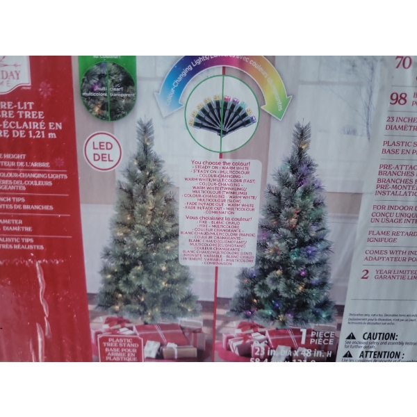 LED Artificial Christmas Tree - Customer Return