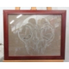 Image 1 : Original Ashley Carpenter Pastel of Cat Skull 