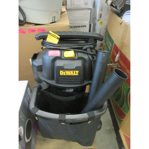 DeWalt 38L/10 Gal Stainless Steel Shop Vac 