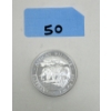 Image 1 : 1 Oz .999 Silver African Wildlife Elephant Coin 