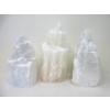 Image 1 : 3 Selenite Crystal Healing Towers - Tallest 7"