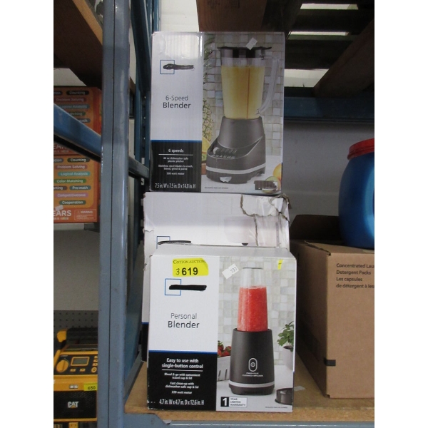 3 Mainstays Small Kitchen Appliances