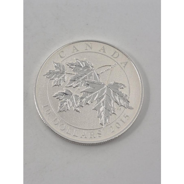 1/2 Oz .9999 Silver 2015 Canada Maple Leaf Coin